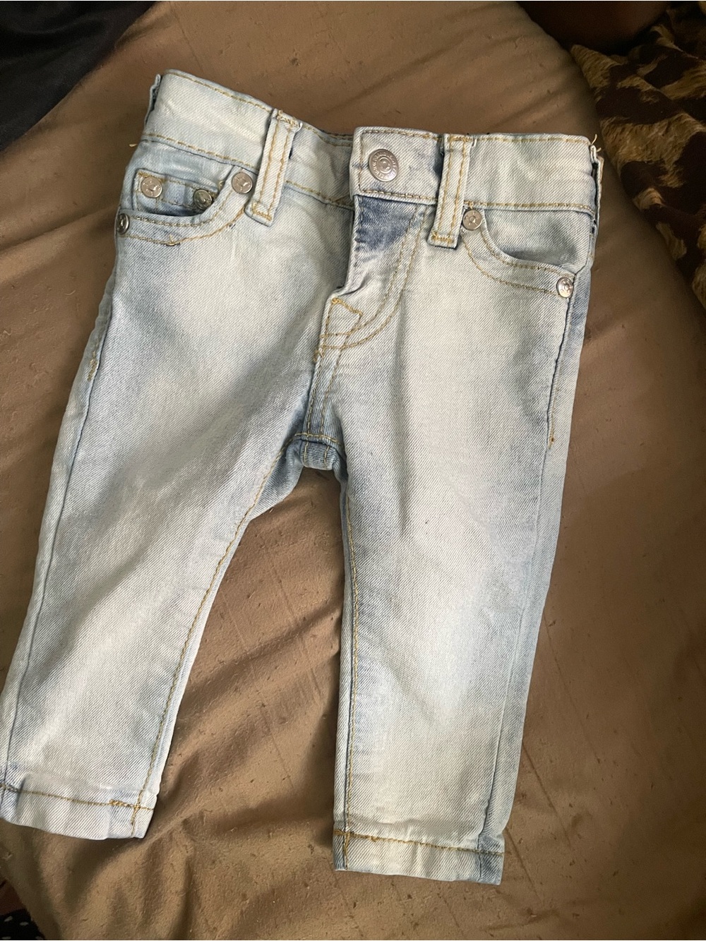 True Religion Light Blue Denim Jeans for Kids